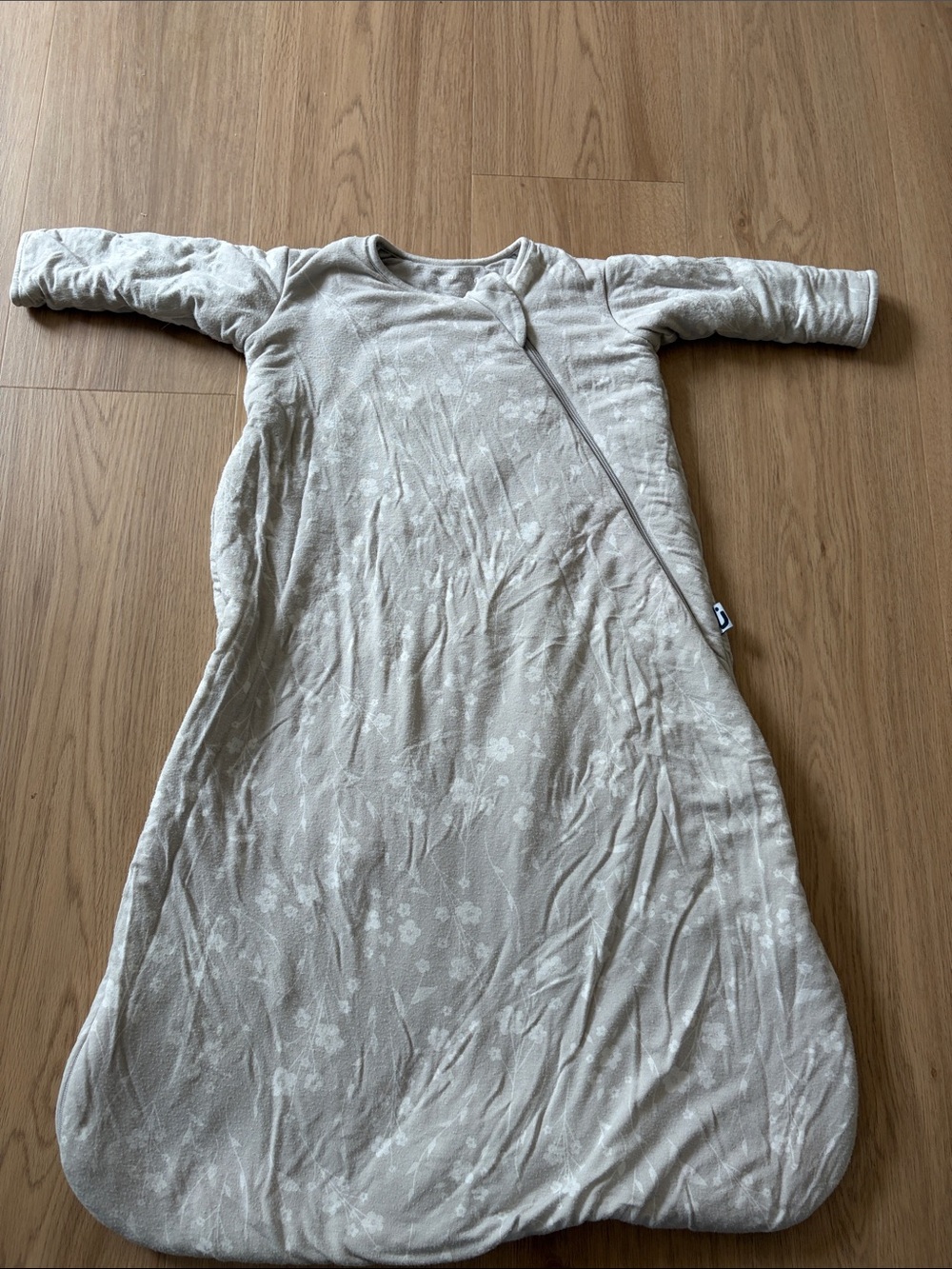 Gunamuna Floral Sleep Sack Pajamas - Soft Long Sleeve 1.0 TOG